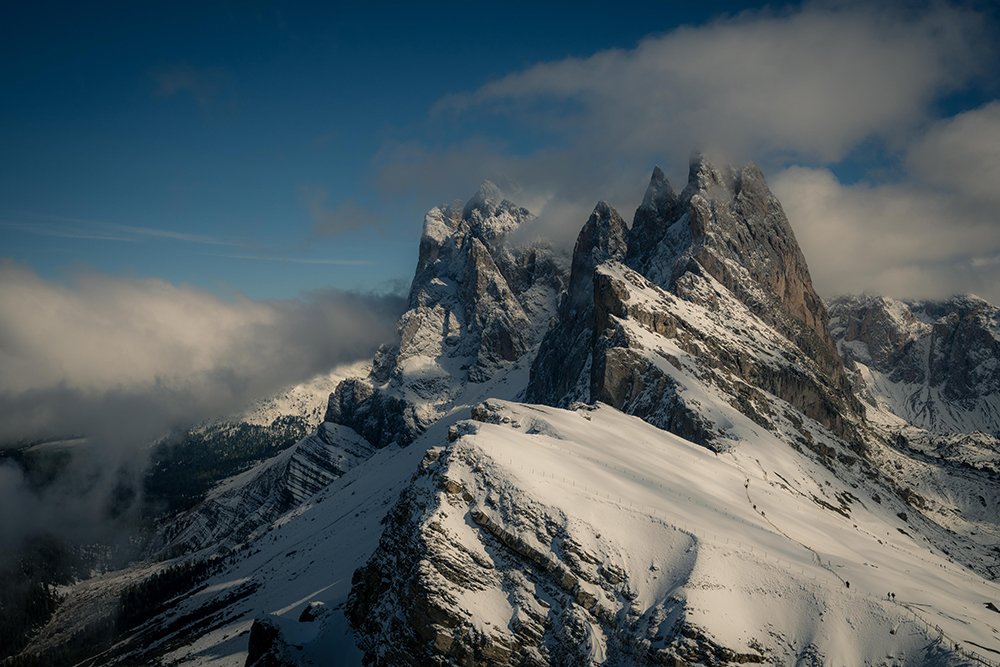 Seceda ridgeline - amazing scenery in the Dolomites