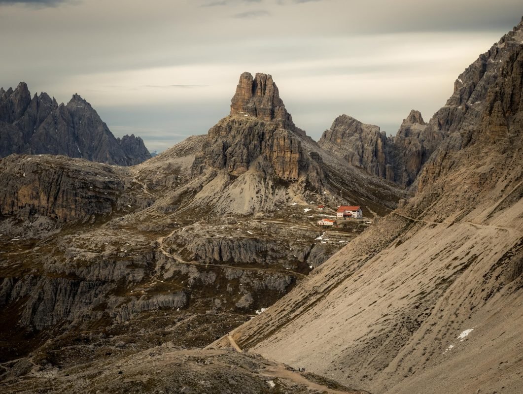 location in the Dolomites 