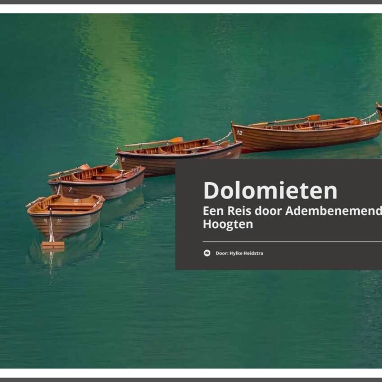 Boek Dolomieten – Een Reis door Adembenemende Hoogtes – 62 Pagina's Hardcover (Nederlands)