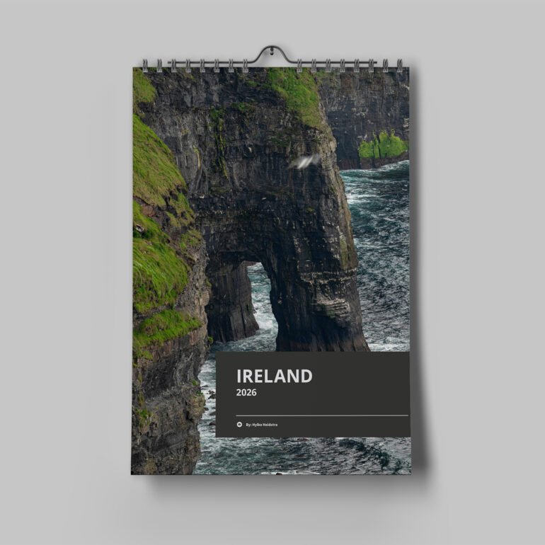 Calendar with photos from Ireland