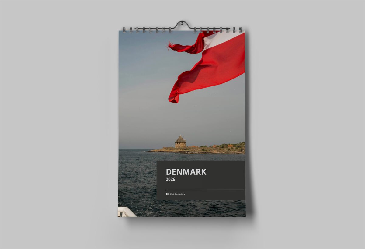 Calendar with photos from Denmark