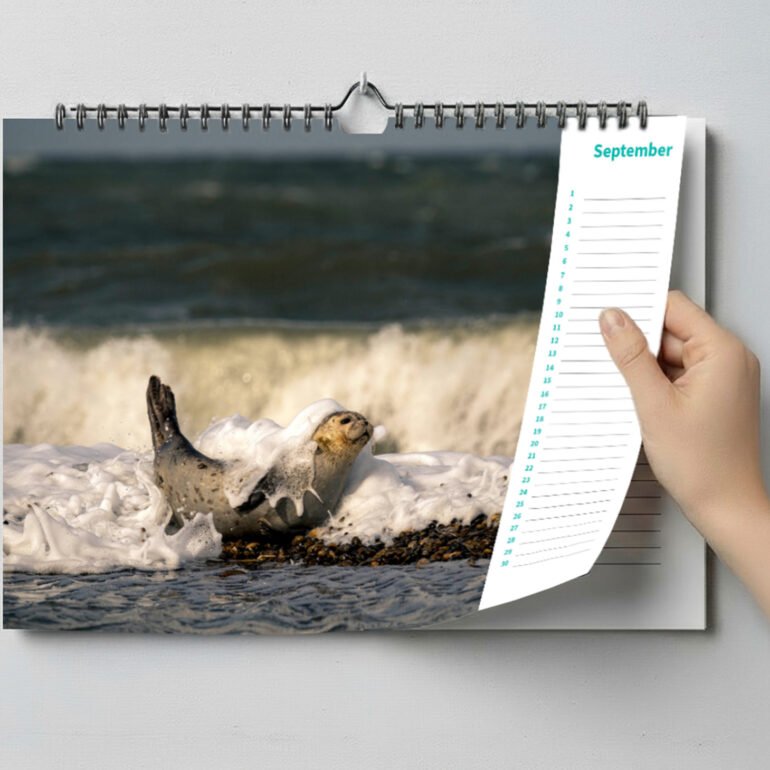 calendar with animal photo's