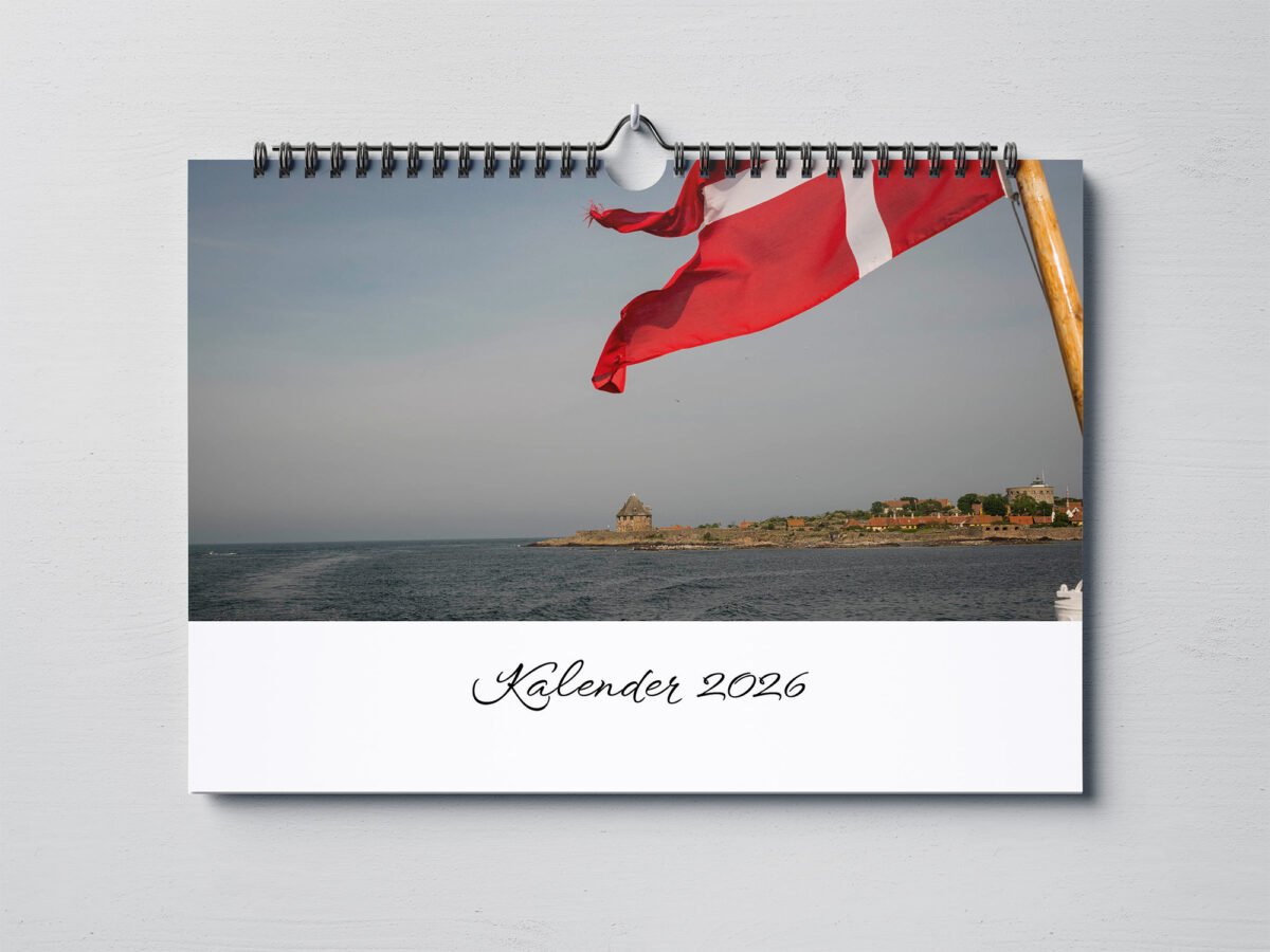 calendar with photos from Denmark