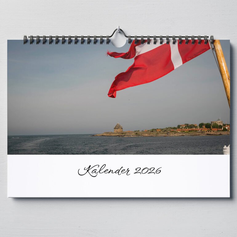 calendar with photos from Denmark