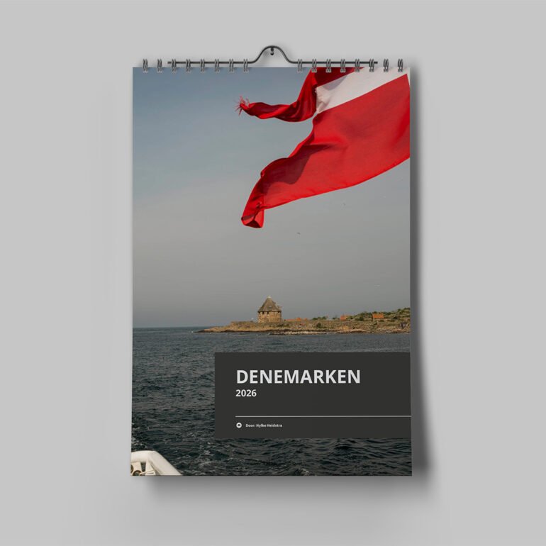a calendar of photos from Denmark