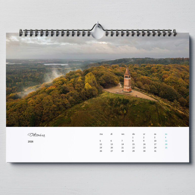 calendar with photos from Denmark