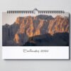 calendar with photos from Dolomites