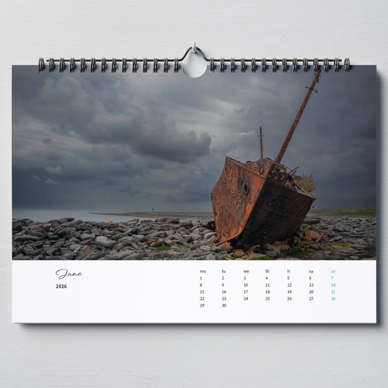 calendar with photos of Ireland