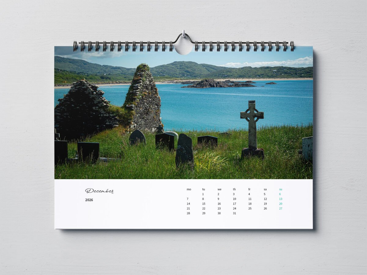 calendar with photos of Ireland