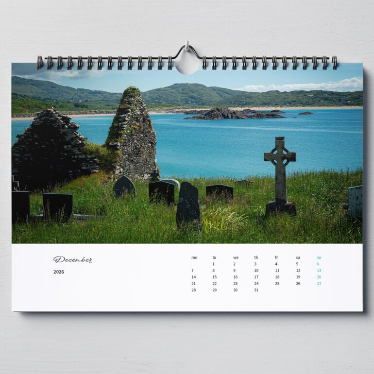 calendar with photos of Ireland