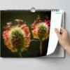 calendar with close up photos