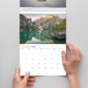 calendar with photos from Dolomites