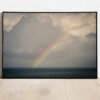 fine art print of rainbow above the north sea