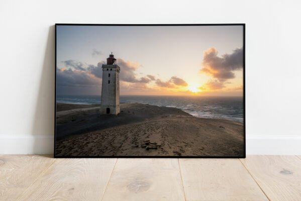 fine art print of lighthouse in Denmark