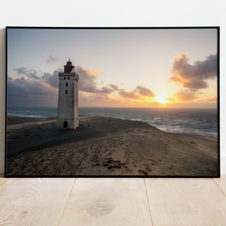 fine art print of lighthouse in Denmark