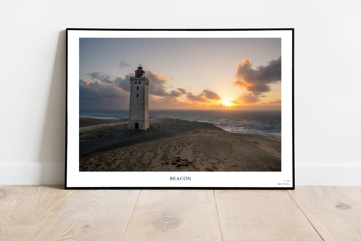 fine art print of lighthouse in Denmark