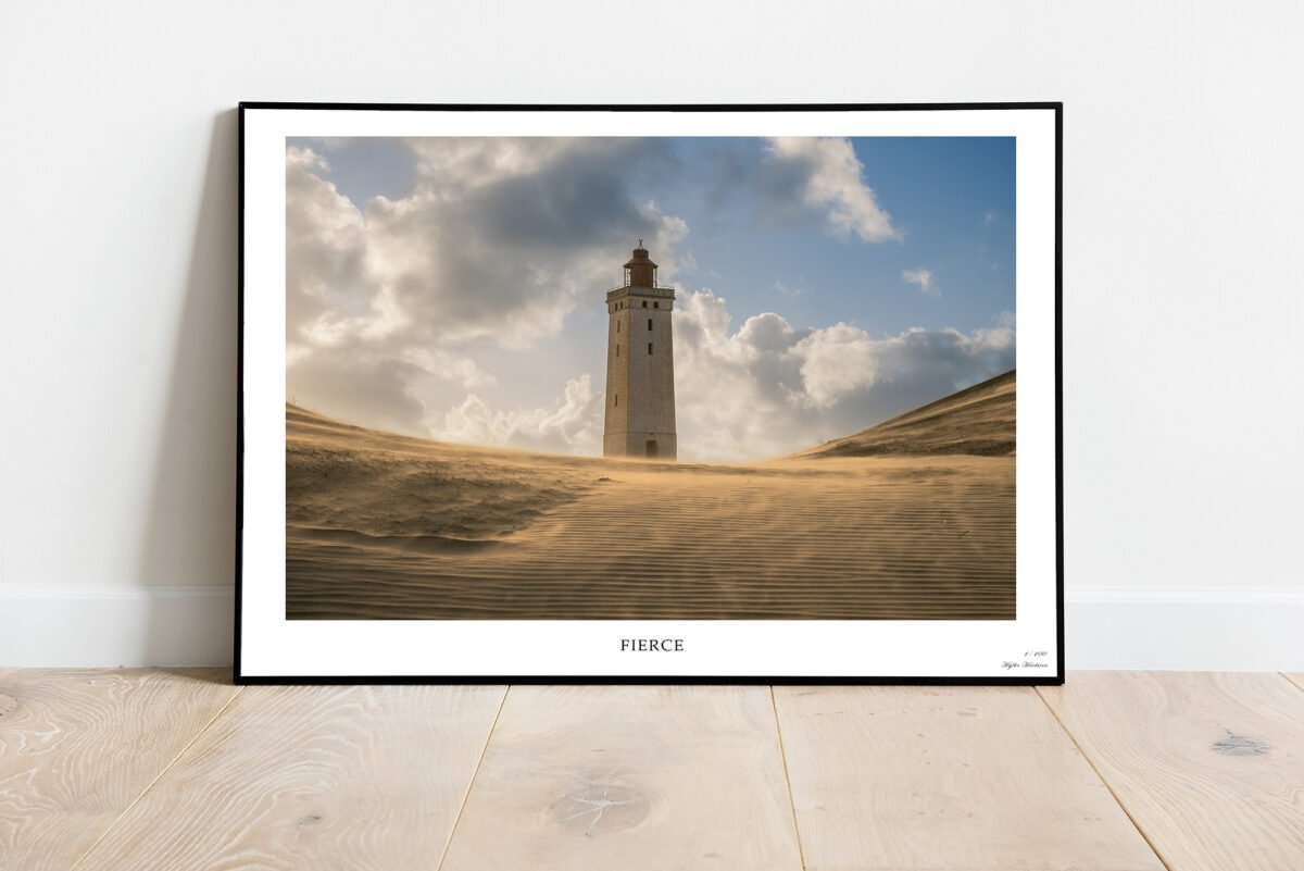 fine art print of light house in Denmark