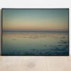 fine art print of calm sea at sunrise