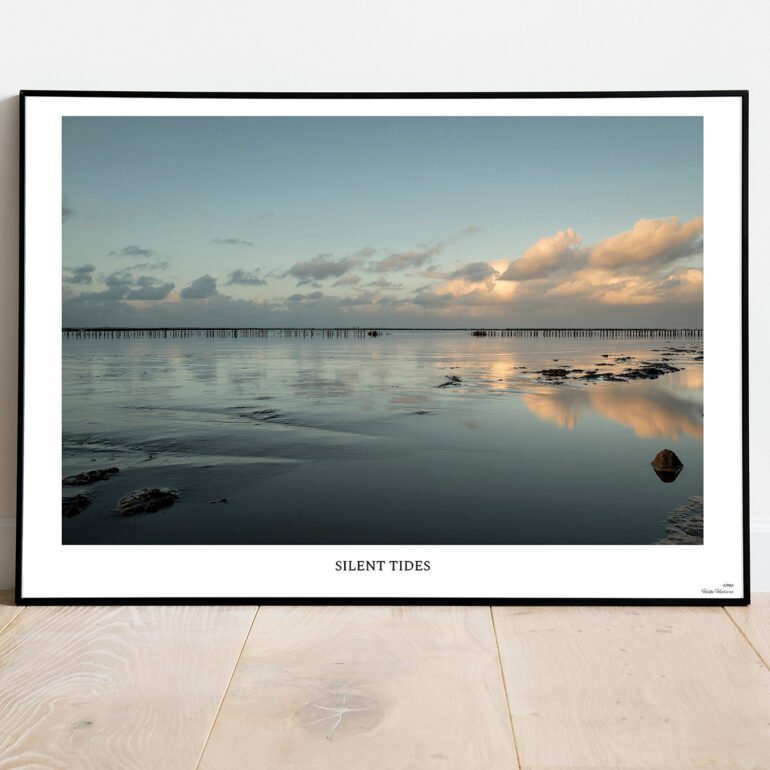 fine art print of calm sea