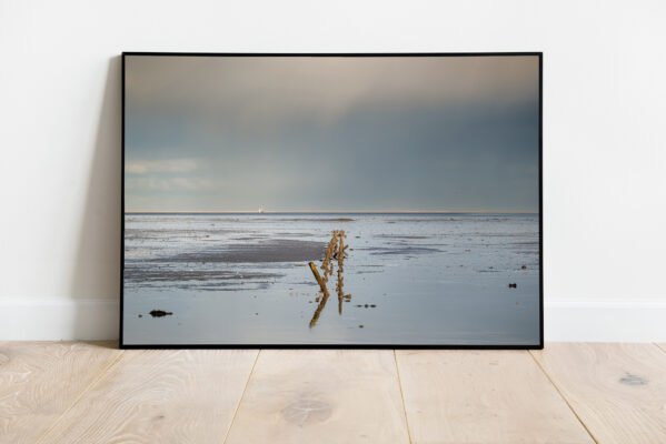 fine art print of the tide at sea