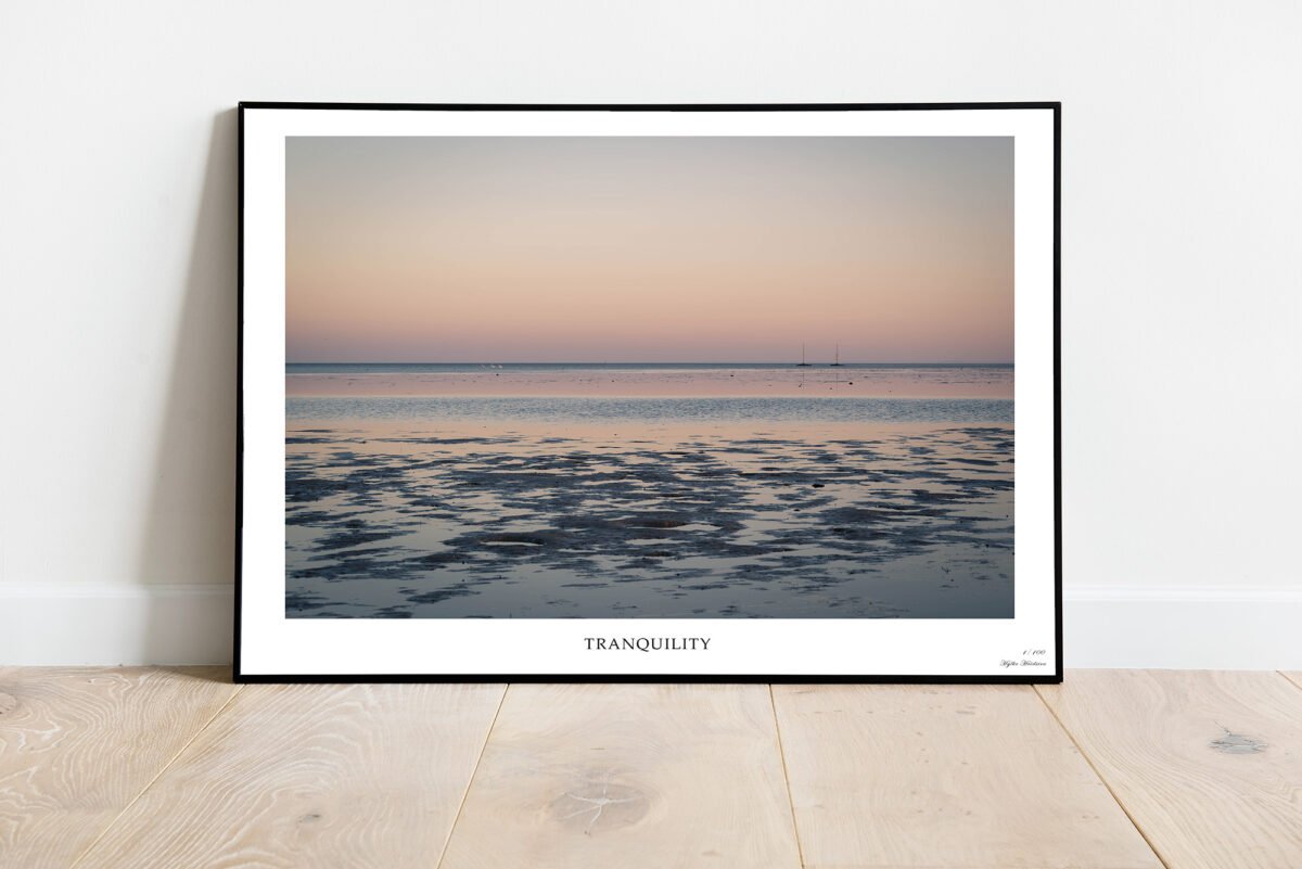 fine art print of sunrise at sea