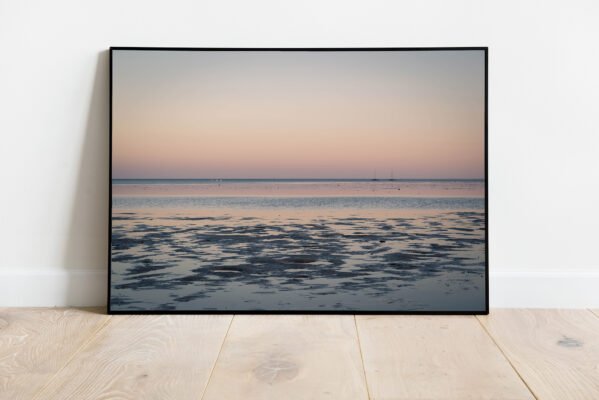 fine art print of sunrise at sea