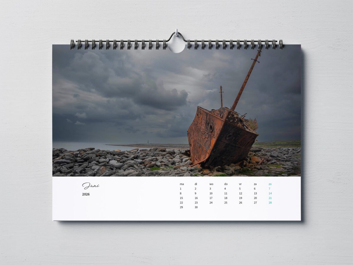 Kalender met fotos van Ierland