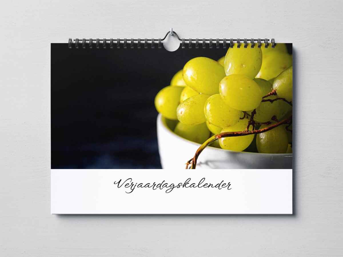 calendar with stil life photos