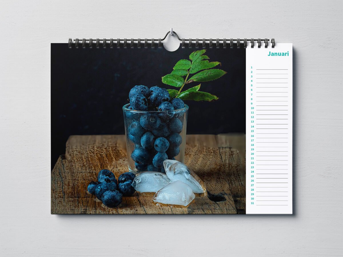 calendar with stil life photos