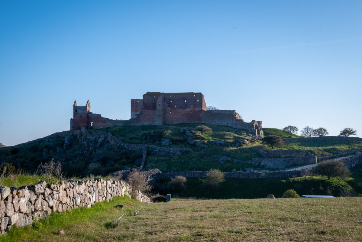 Hammershus kliffen zee