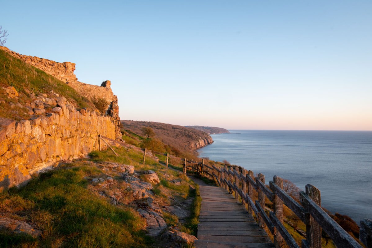 Hammershus ruïne detail