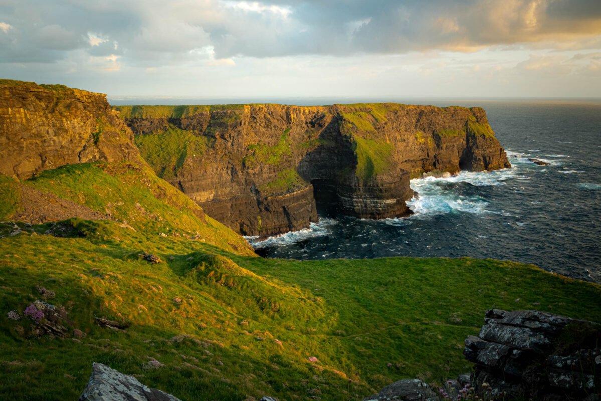 Cliffs of Moher dramatic sky clouds