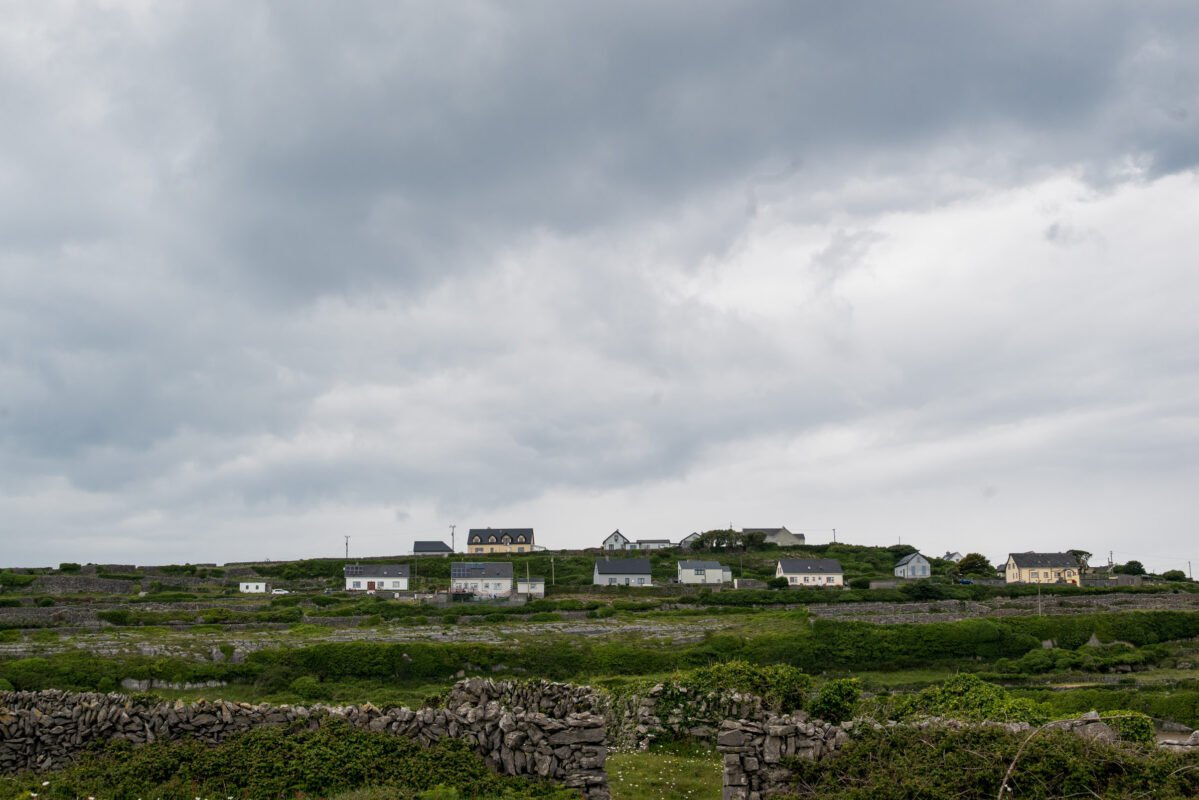 Inisheer landscape panorama island