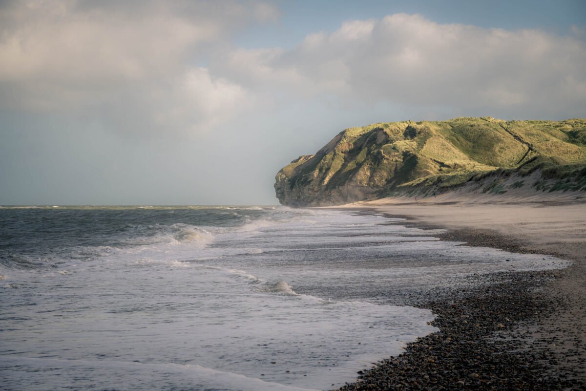 Hiking Danish coast