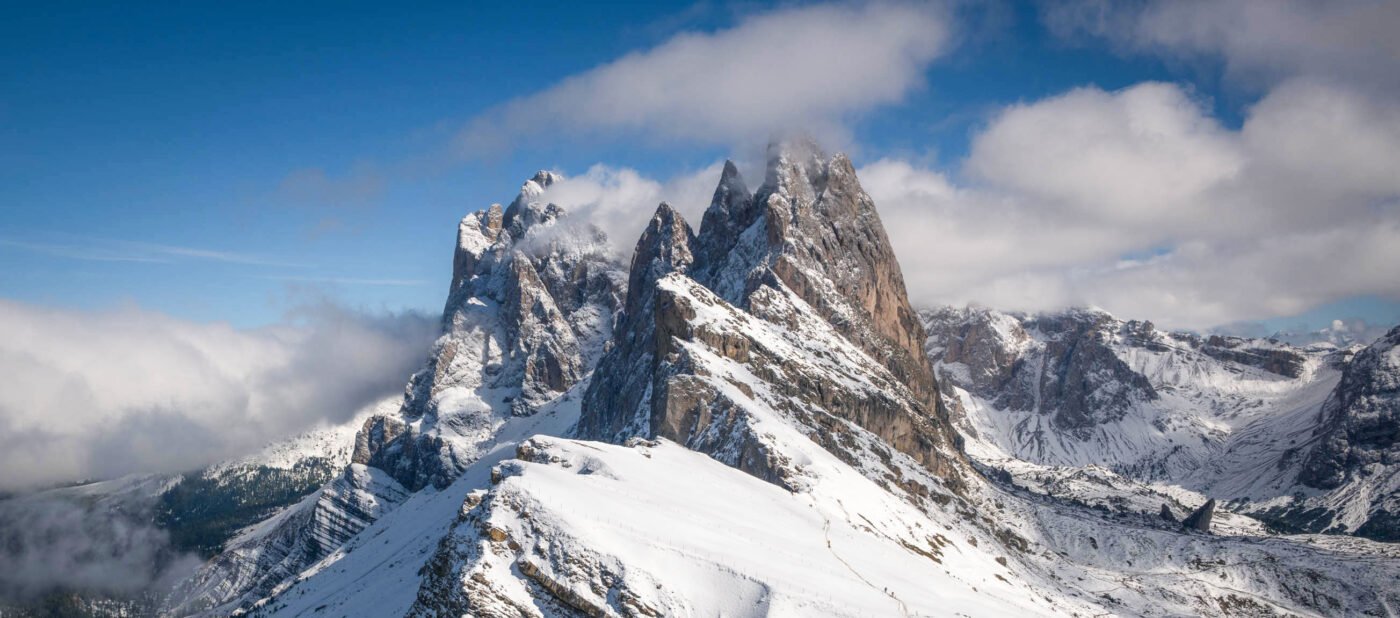 Seceda Fermeda Towers panorama Dolomites