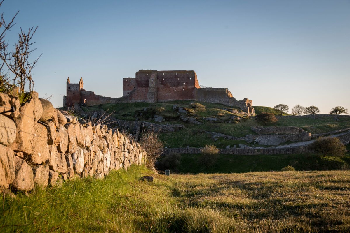Hammershus binnenkant burcht