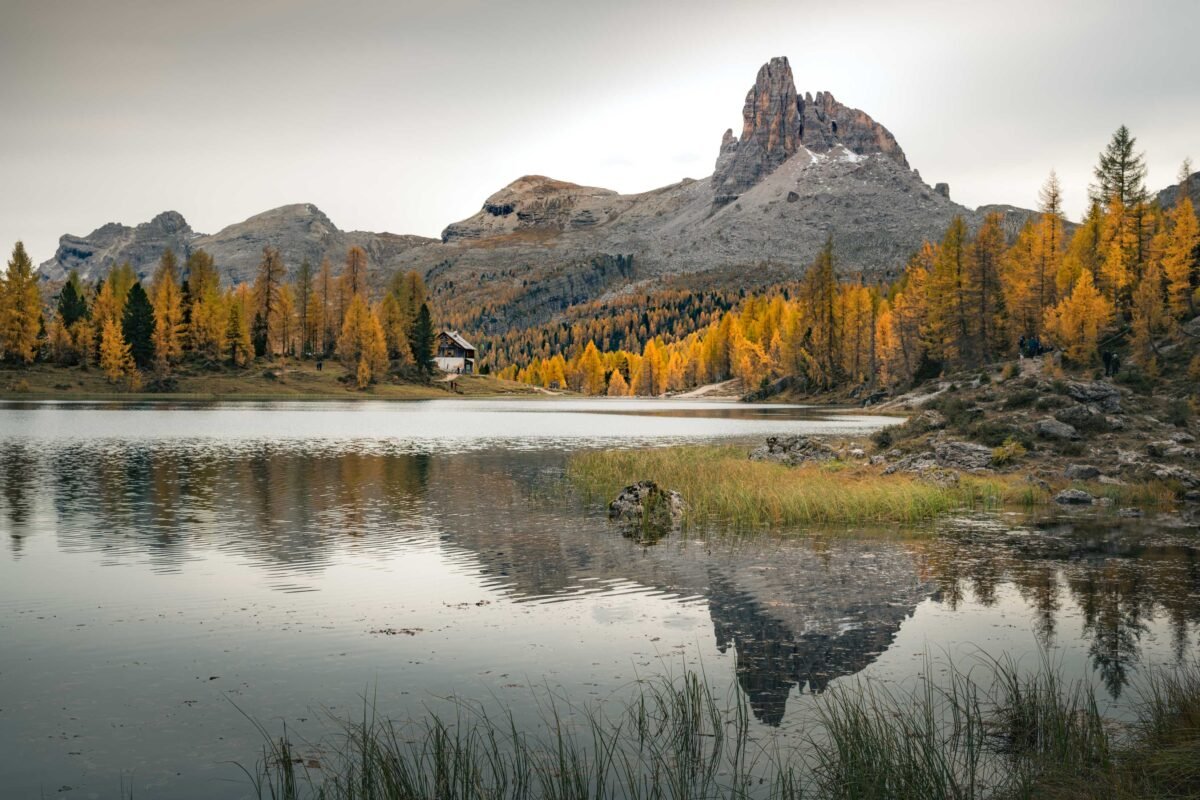 Lago Federa ochtendlicht