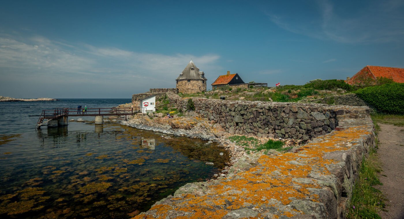Kustlijn panorama Christiansø