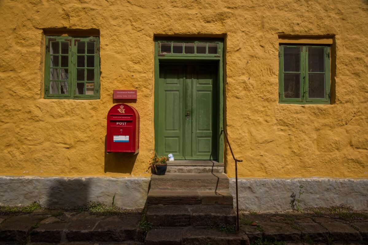 Historisch postkantoor op Christiansø in bedrijf