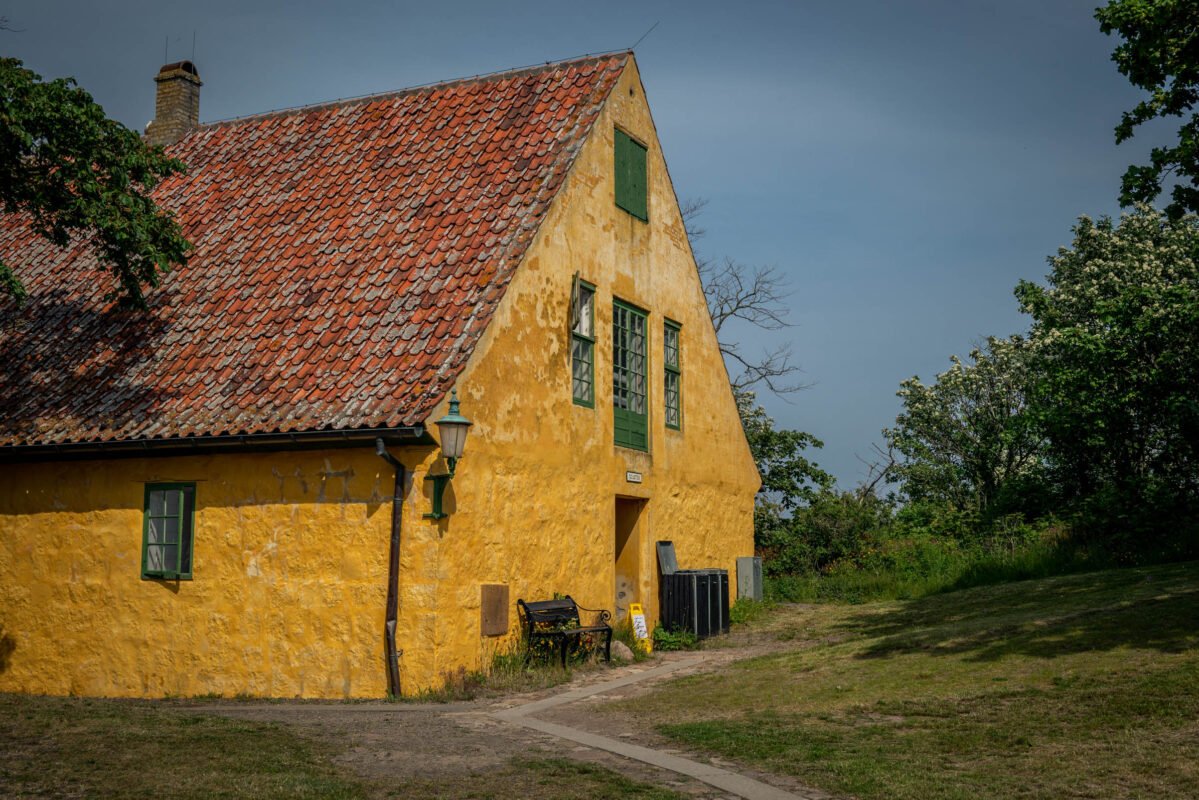 Gekleurde huizen Christiansø