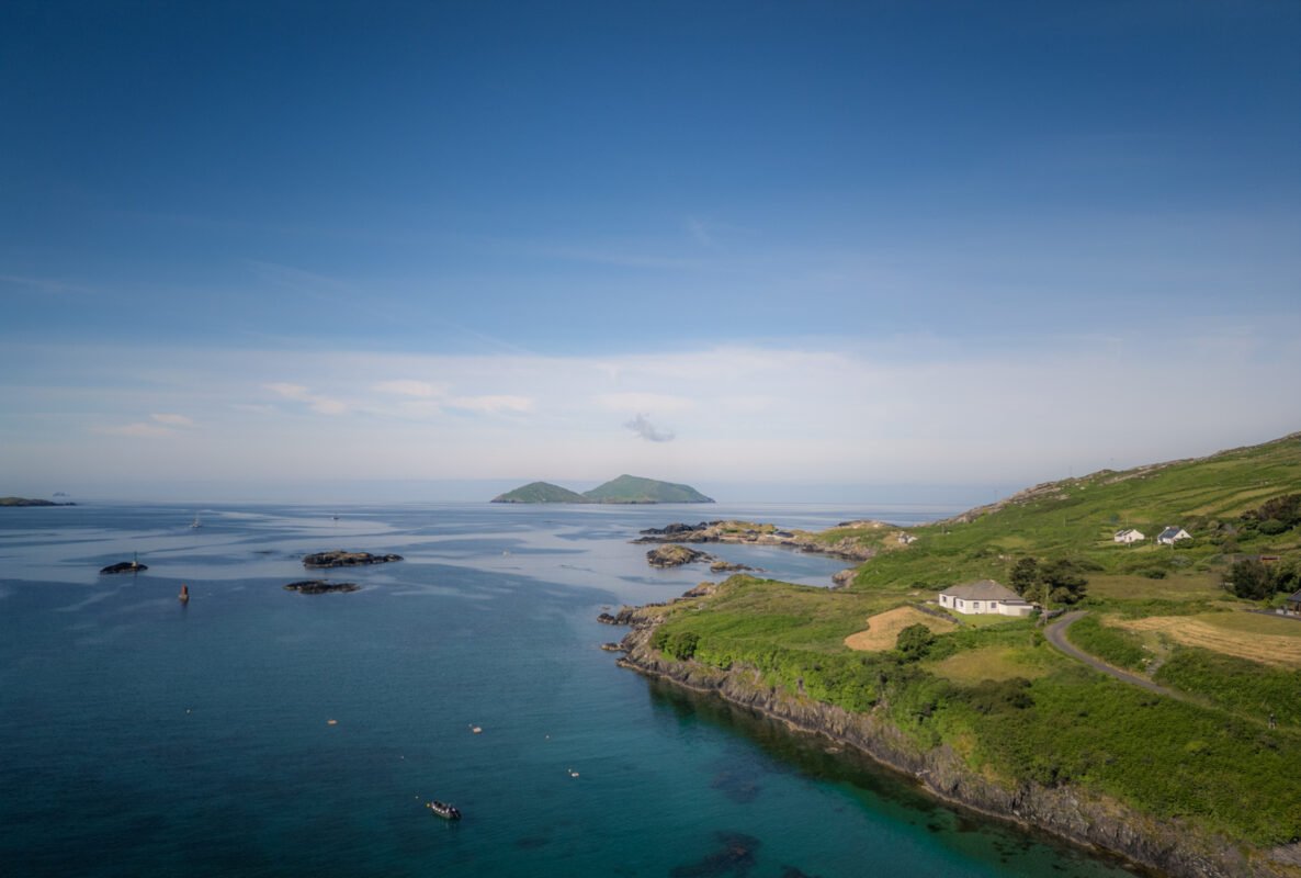 Abbey Island connection to mainland at low tide