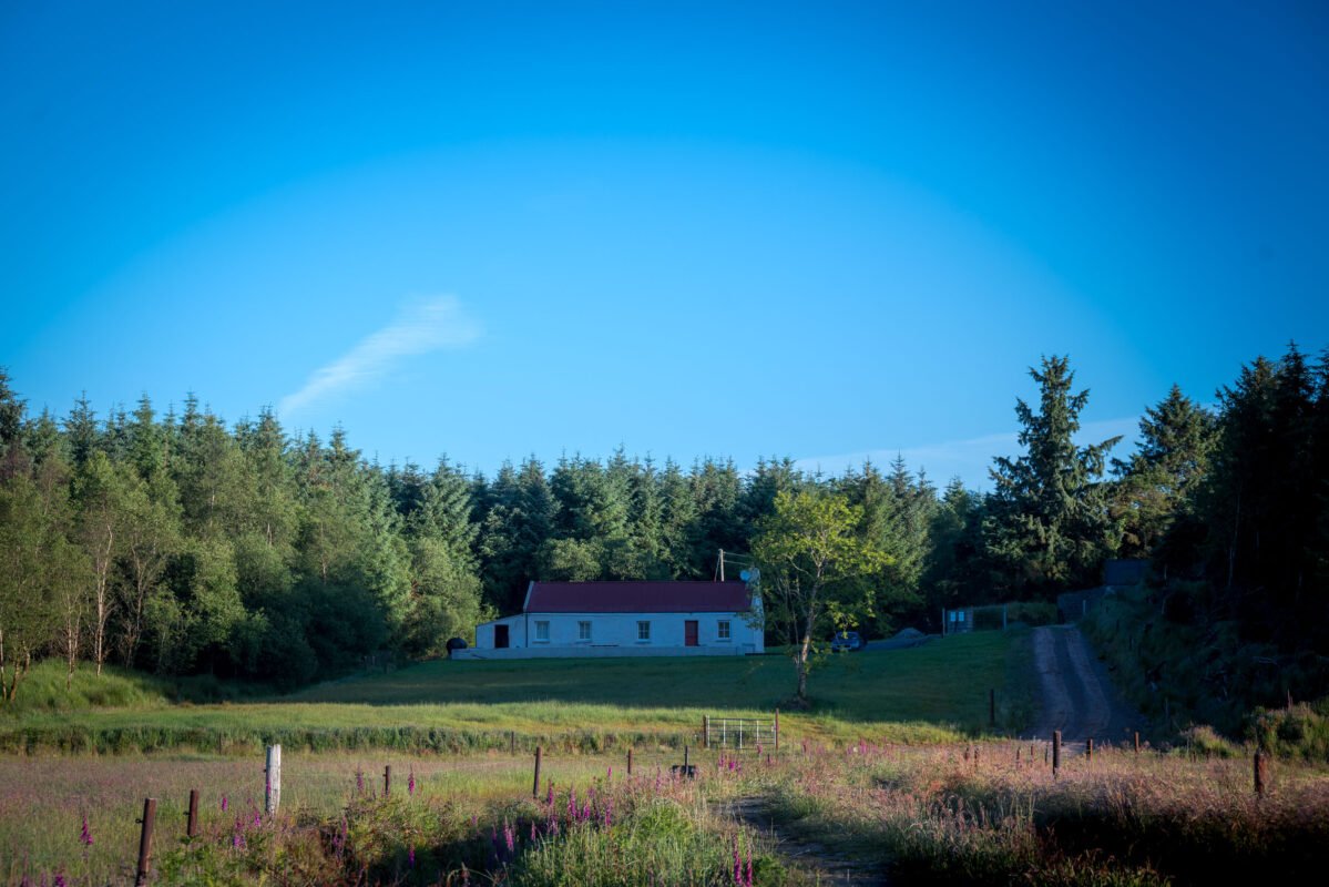 Typical Irish landscape Ring of Kerry