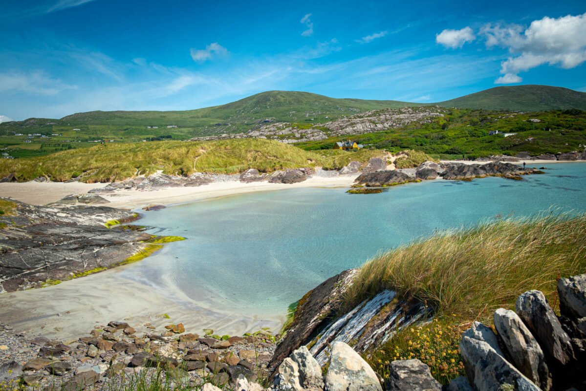 Ancient stone walls Ahamore Abbey