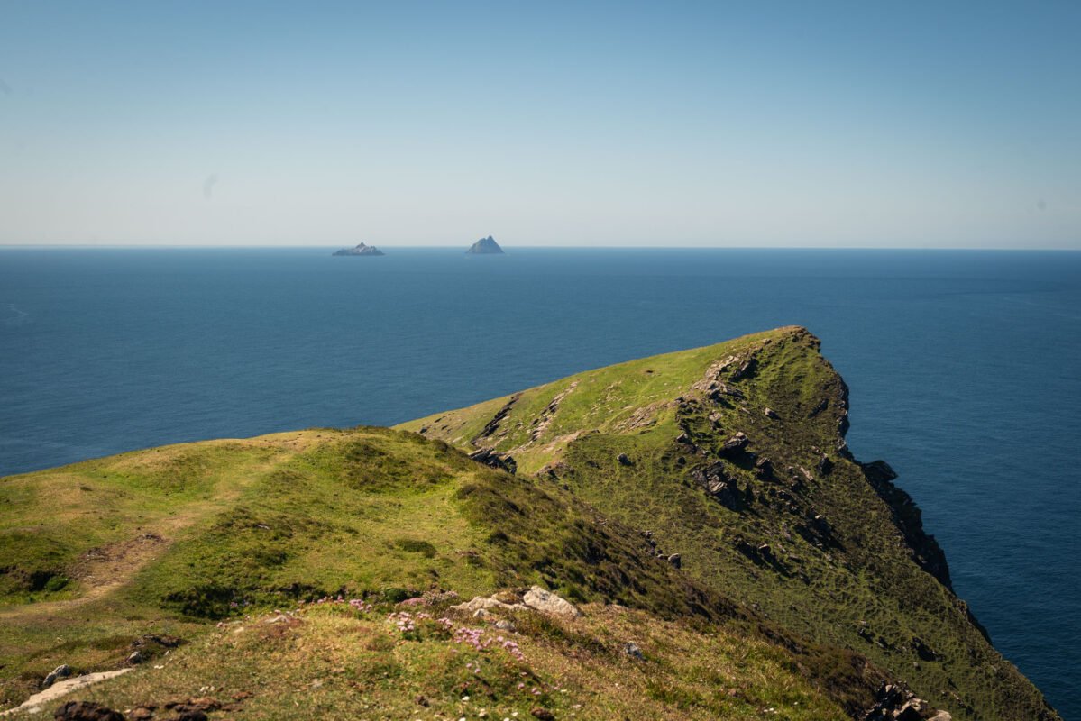 Laatste zonnestralen over de Atlantische Oceaan