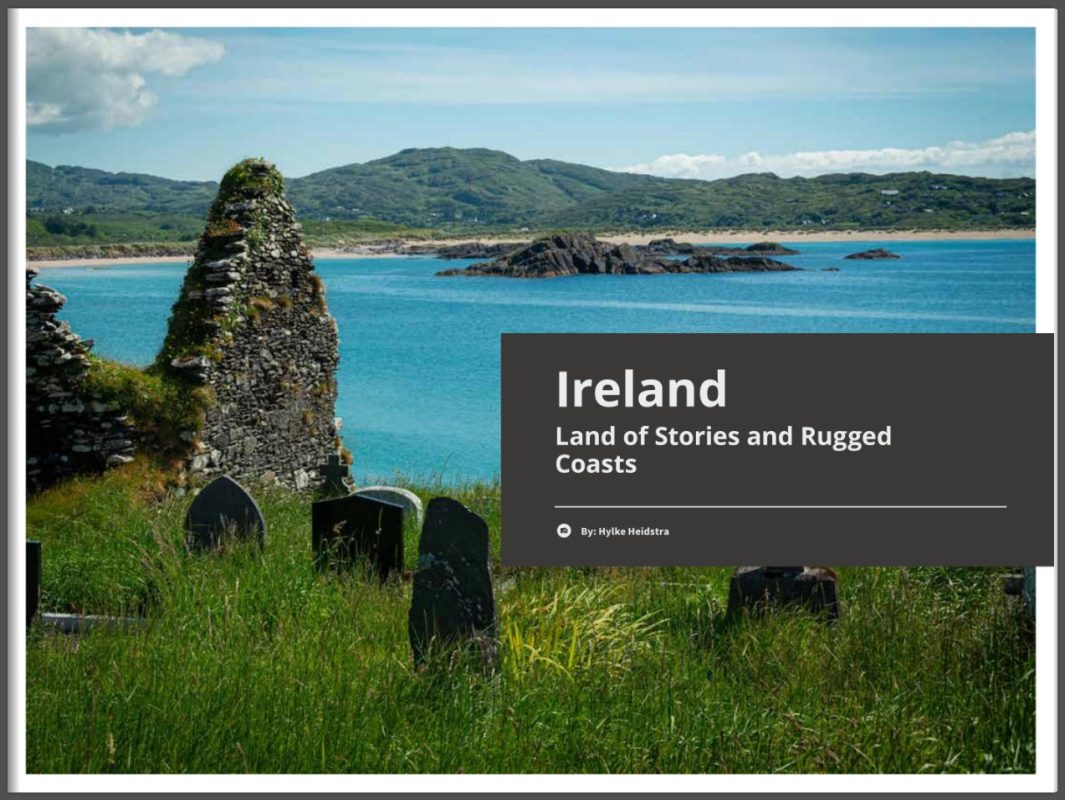 Book Ireland – Land of Stories and Rugged Coasts – 88 Pages Hardcover (English)