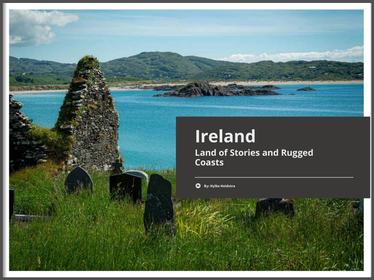 Book Ireland – Land of Stories and Rugged Coasts – 88 Pages Hardcover (English)