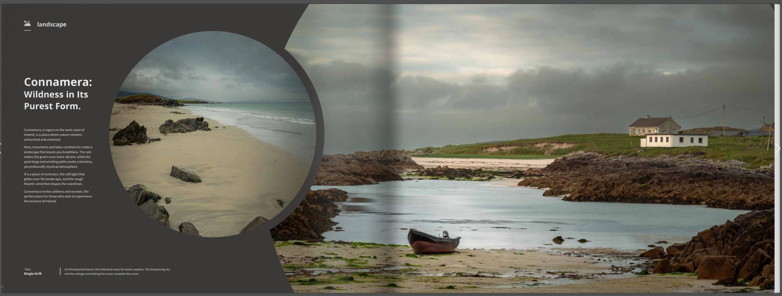 Book Ireland – Land of Stories and Rugged Coasts – 88 Pages Hardcover (English)
