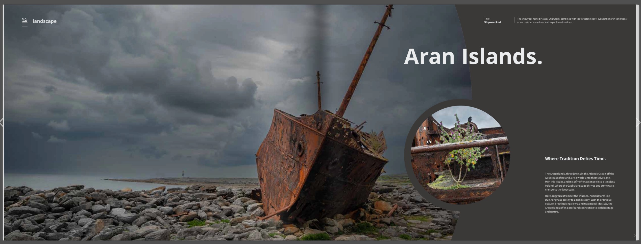 Book Ireland – Land of Stories and Rugged Coasts – 88 Pages Hardcover (English)