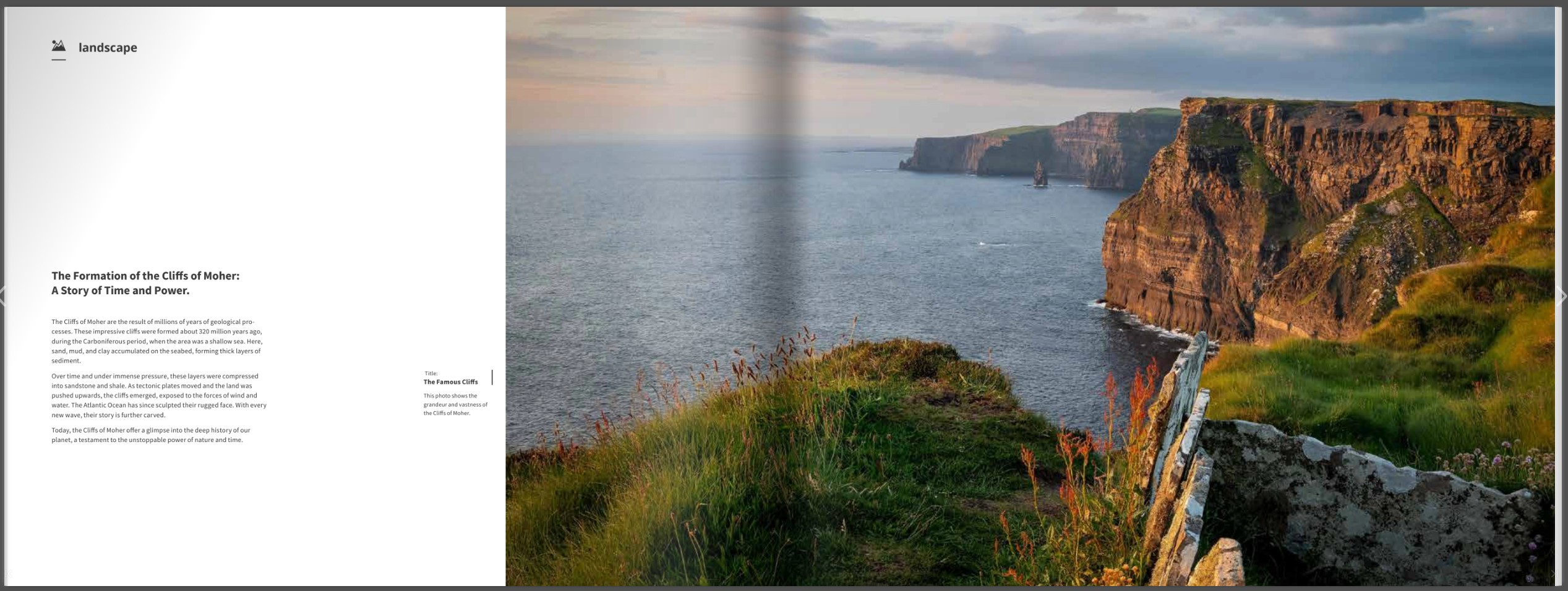 Book Ireland – Land of Stories and Rugged Coasts – 88 Pages Hardcover (English)