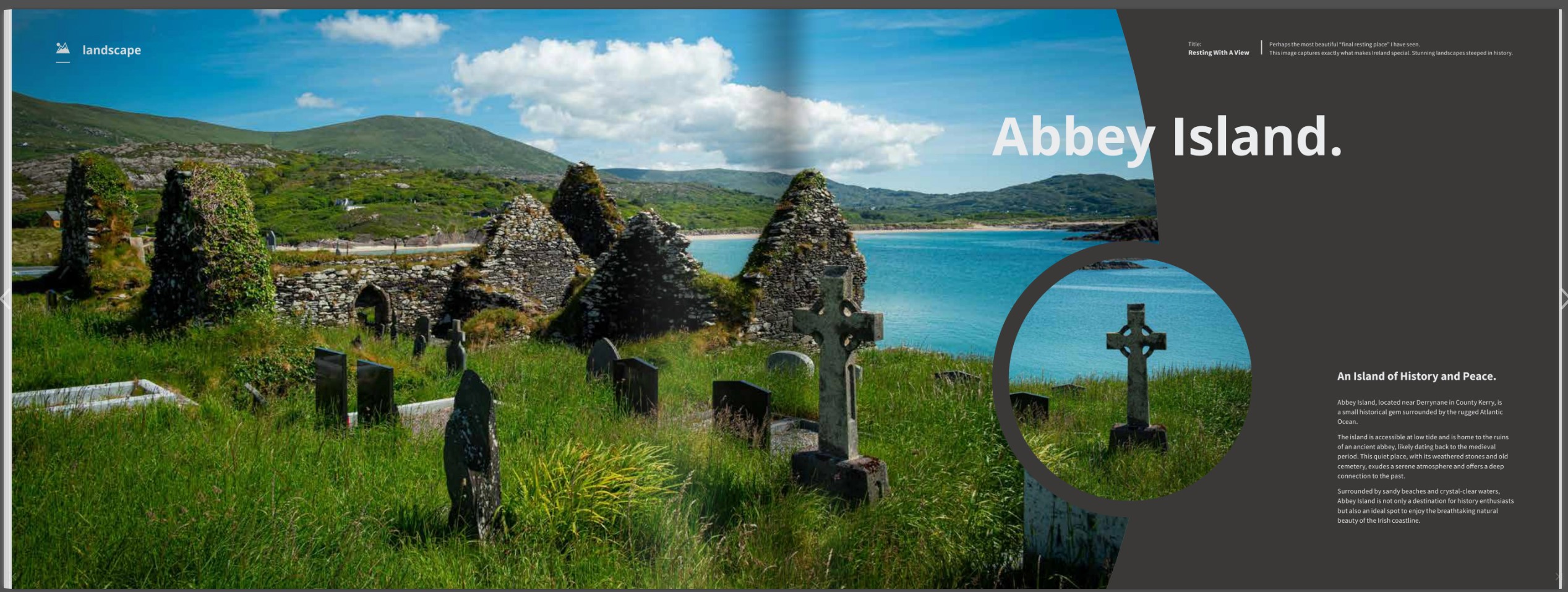 Book Ireland – Land of Stories and Rugged Coasts – 88 Pages Hardcover (English)